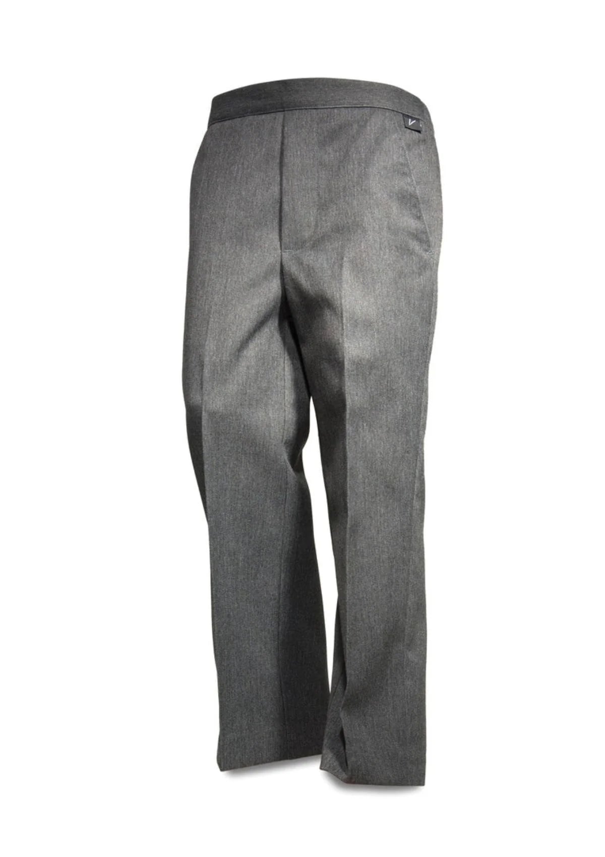 Junior Regular Fit Trousers (Grey)